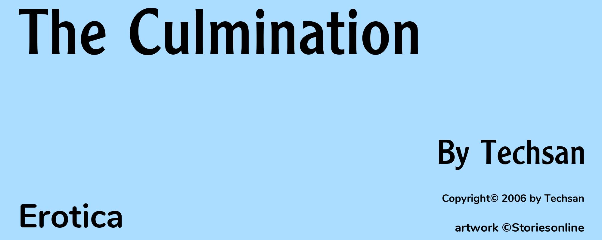 The Culmination - Cover