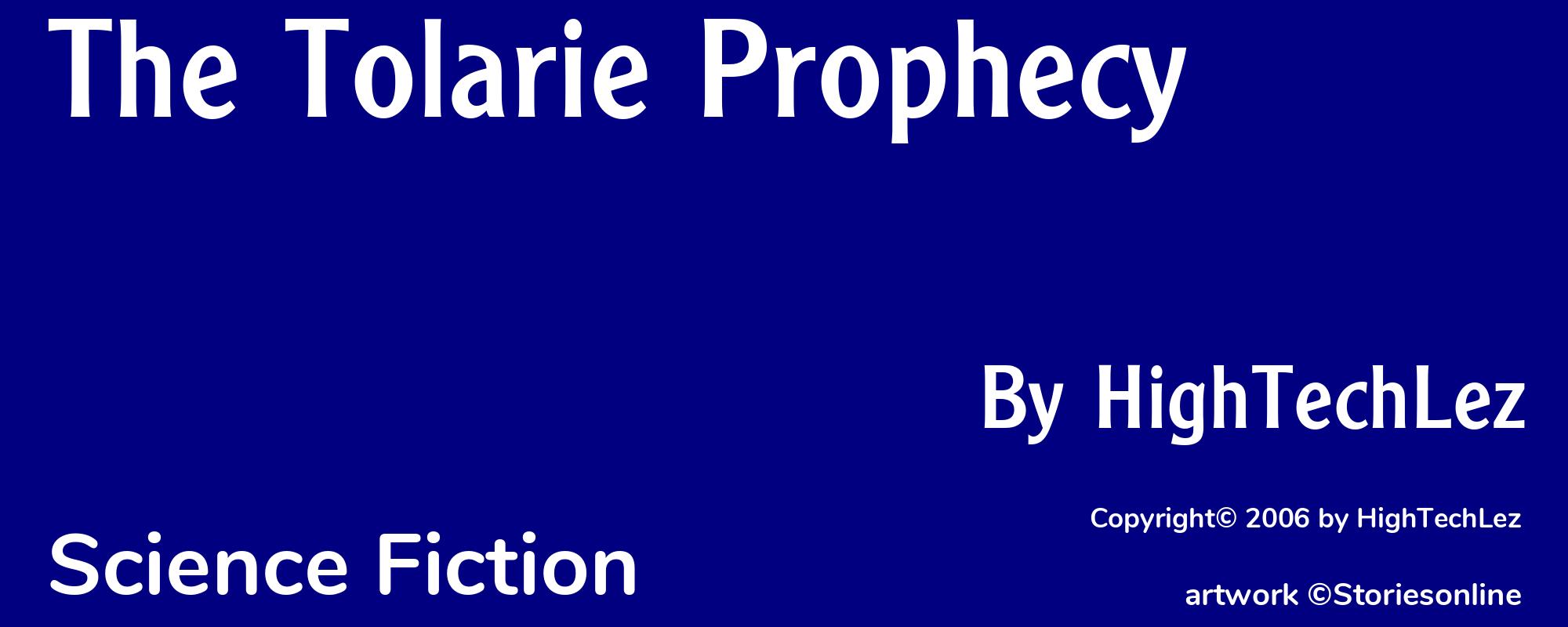The Tolarie Prophecy - Cover
