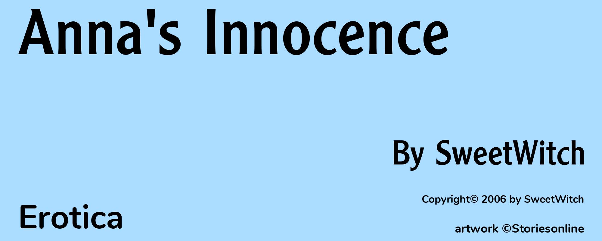 Anna's Innocence - Cover