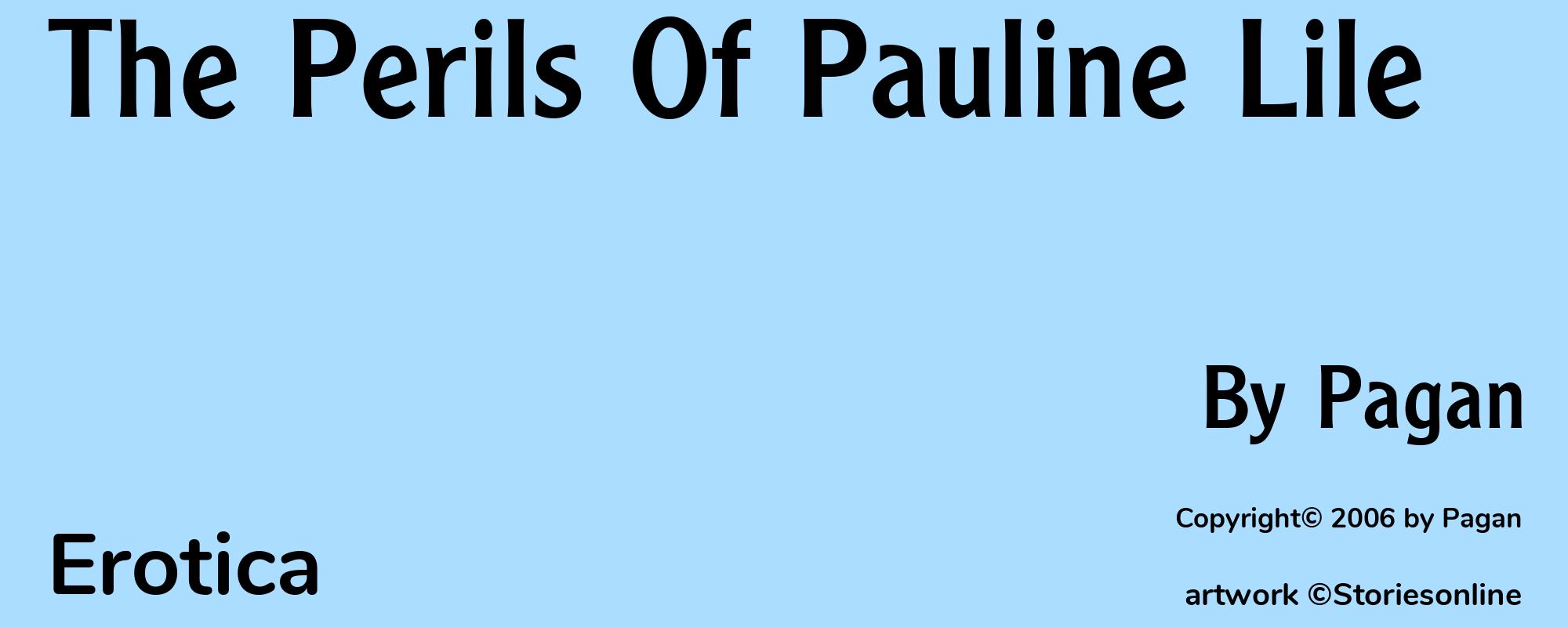 The Perils Of Pauline Lile - Cover