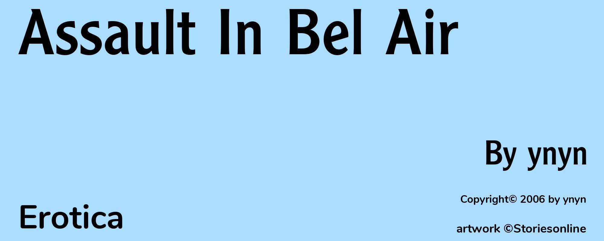 Assault In Bel Air - Cover