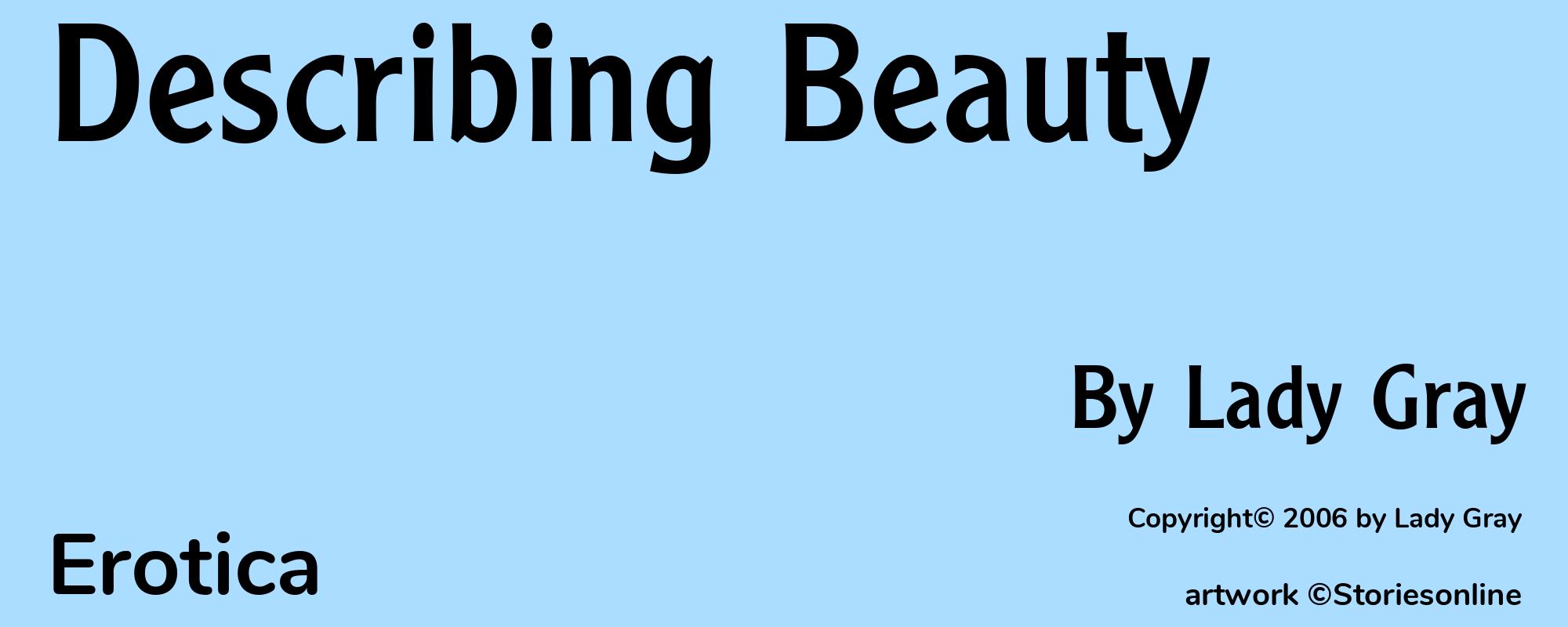 Describing Beauty - Cover