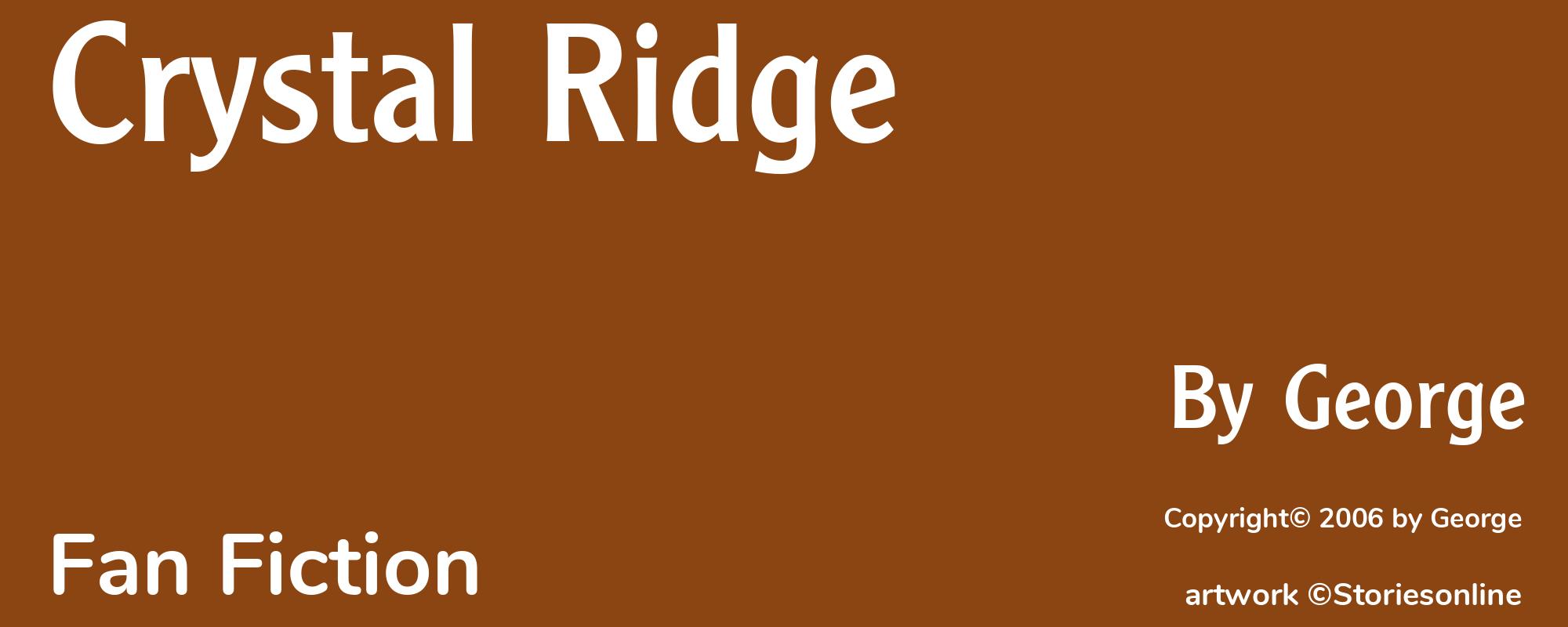 Crystal Ridge - Cover