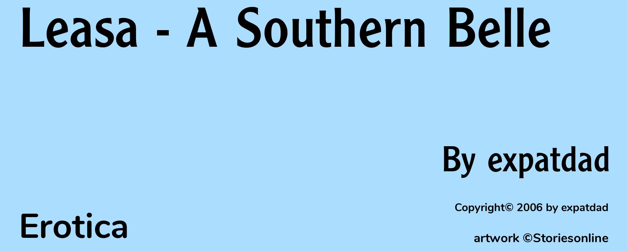 Leasa - A Southern Belle - Cover