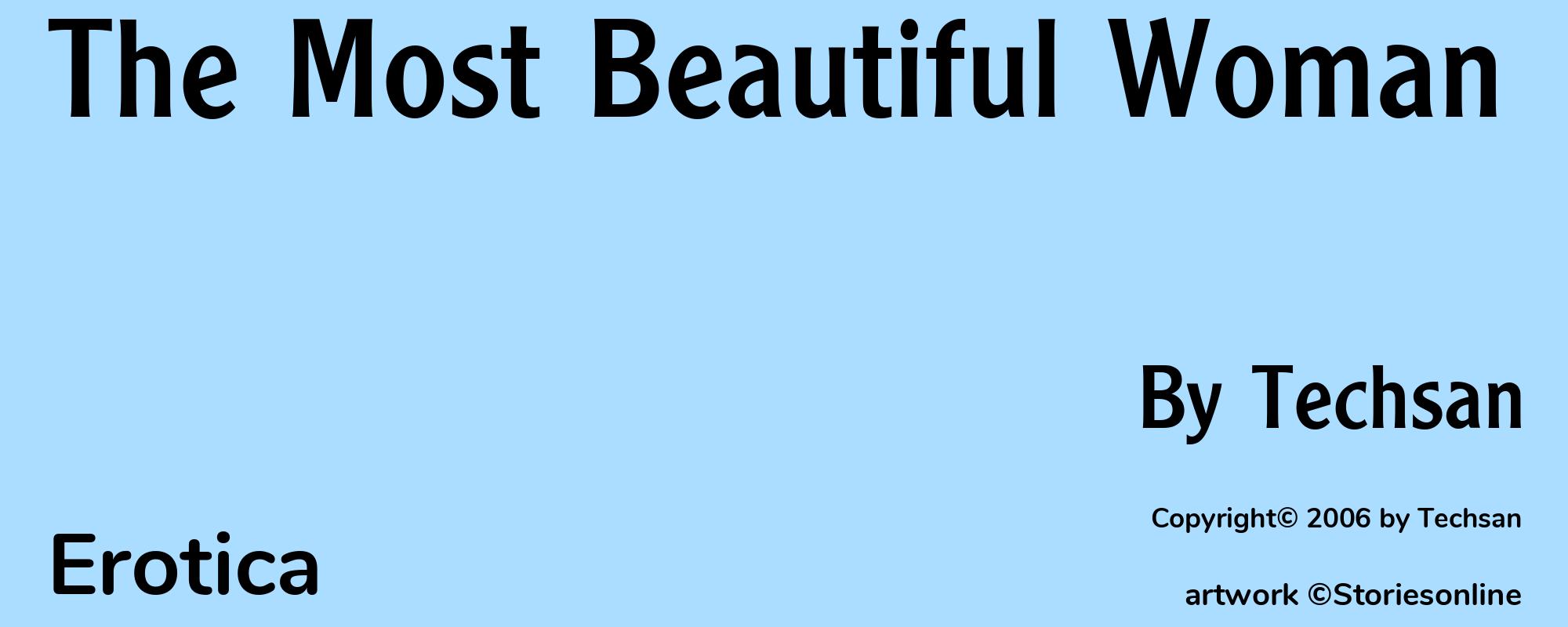 The Most Beautiful Woman - Cover