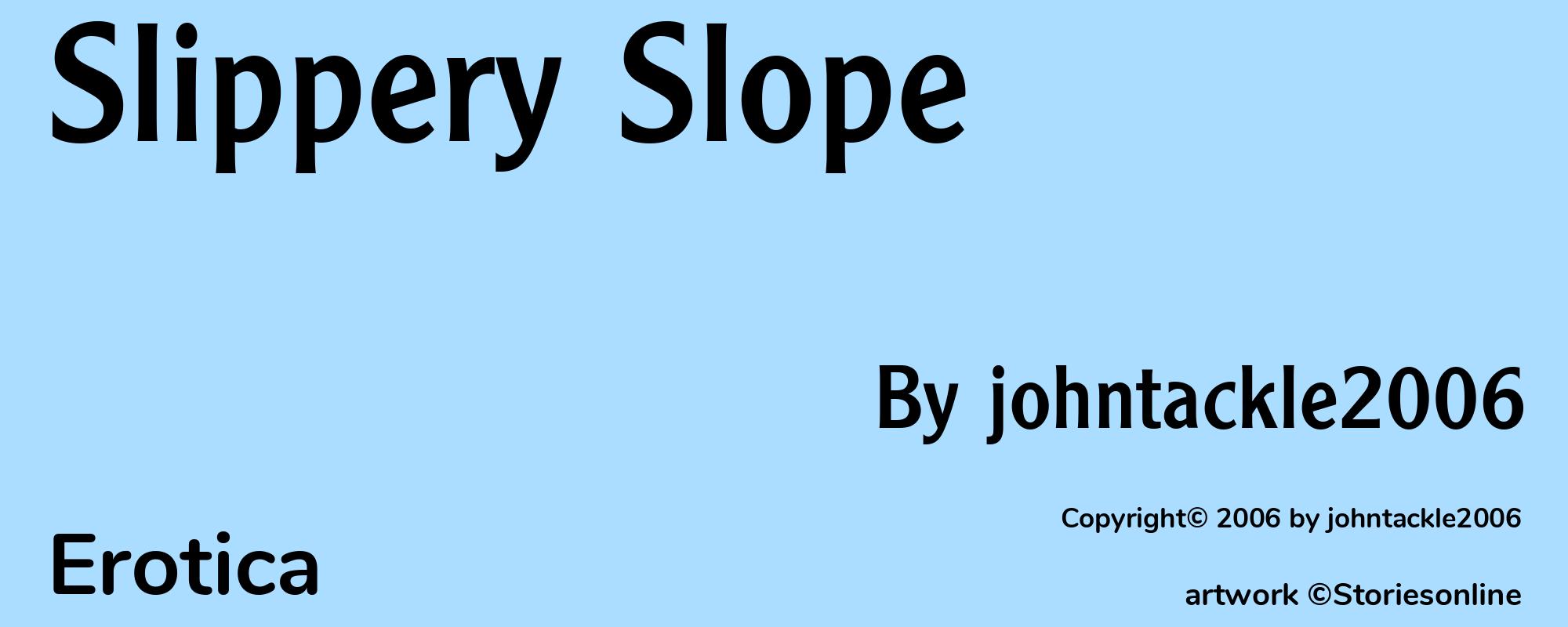 Slippery Slope - Cover