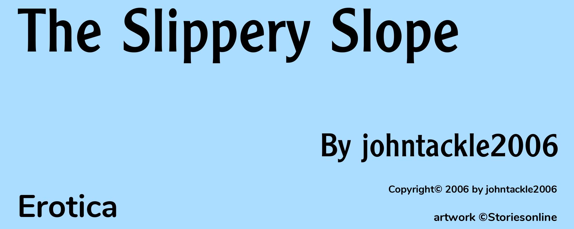 The Slippery Slope - Cover
