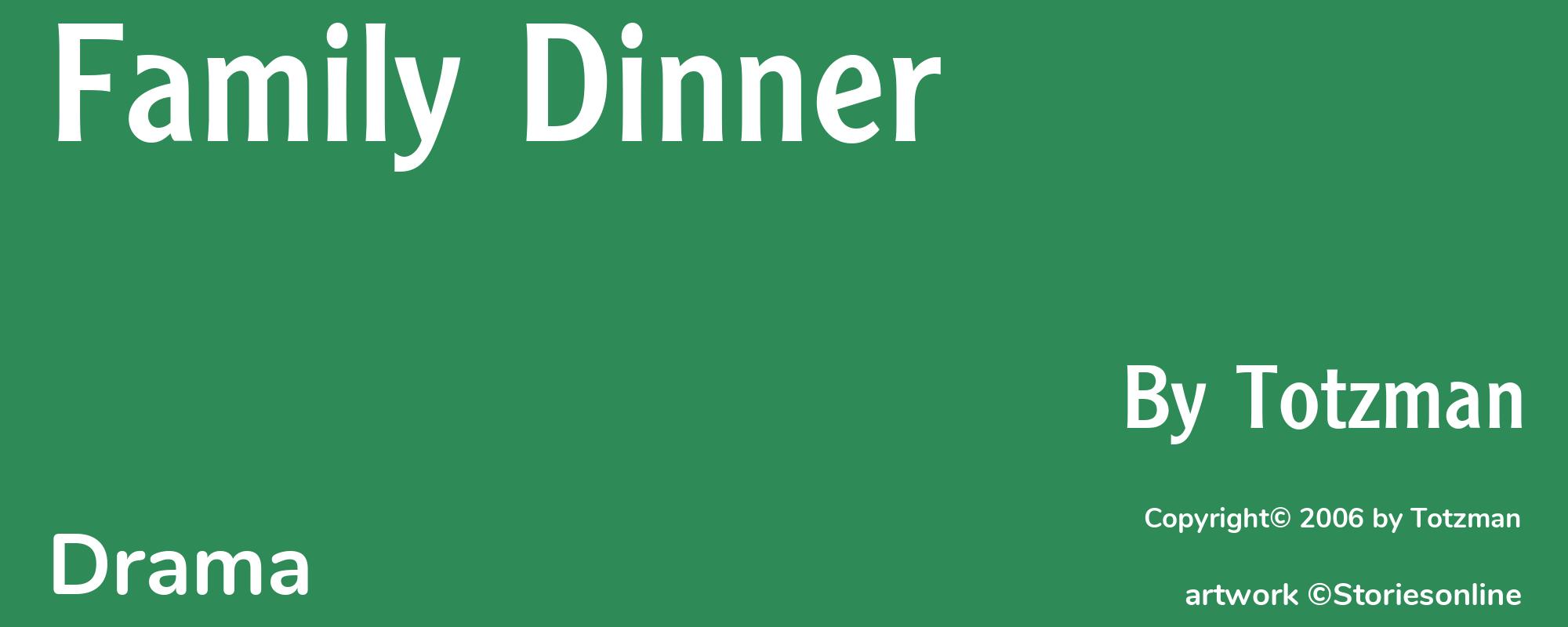 Family Dinner - Cover