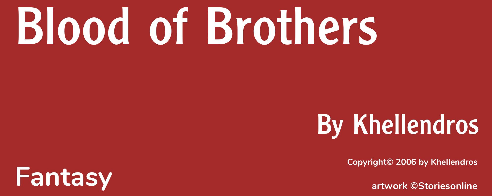 Blood of Brothers - Cover