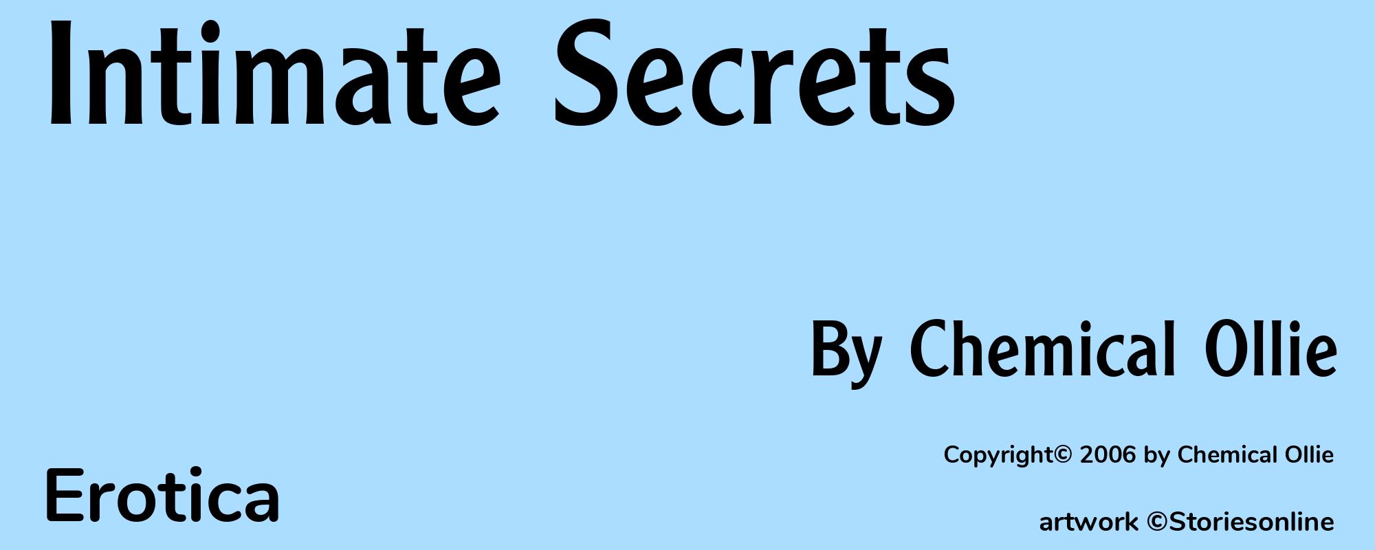 Intimate Secrets - Cover