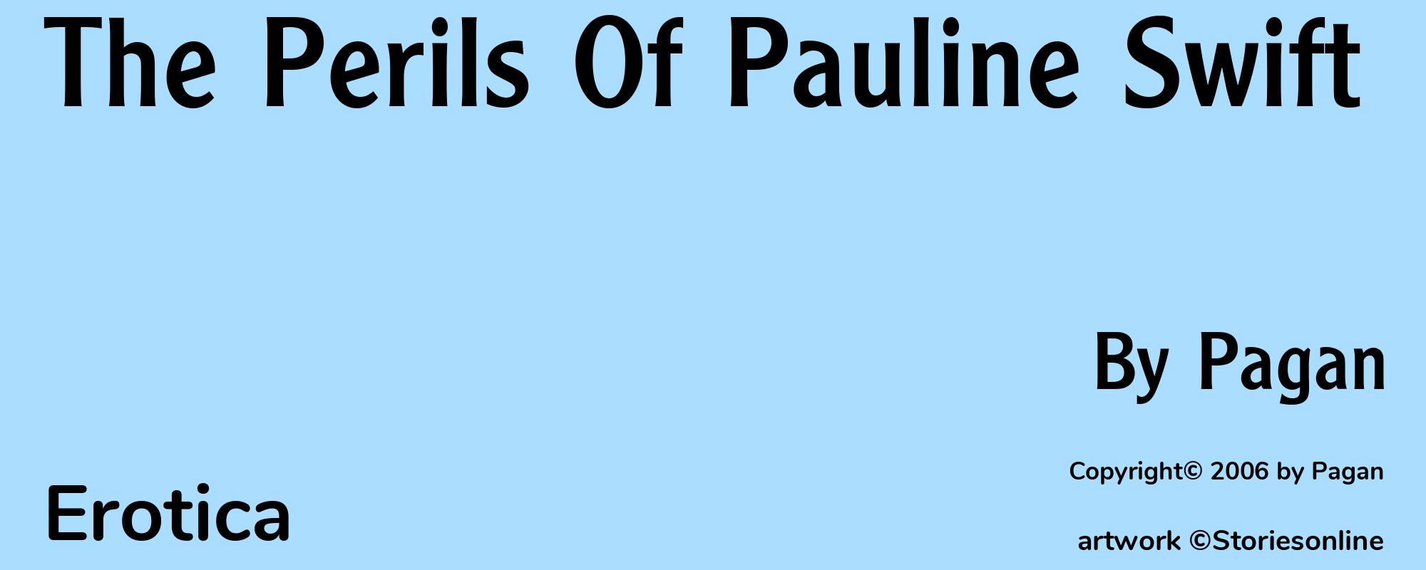 The Perils Of Pauline Swift - Cover