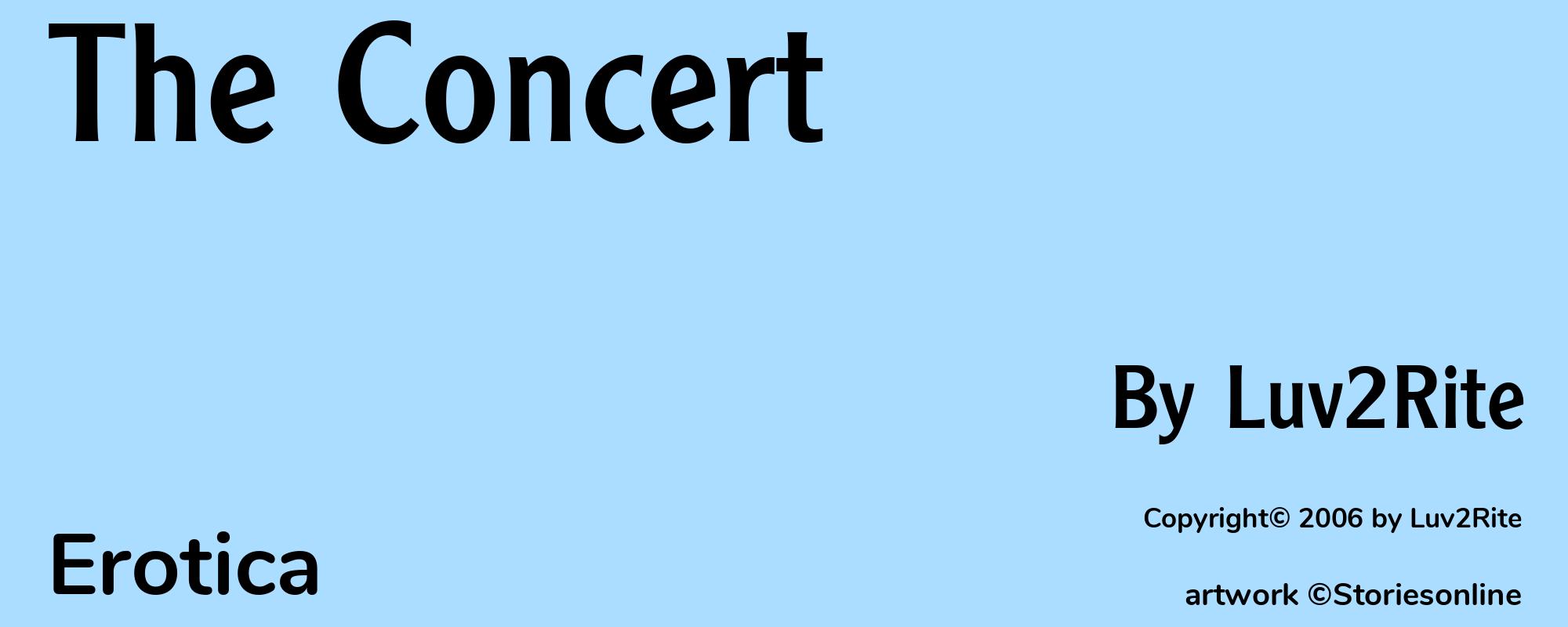 The Concert - Cover