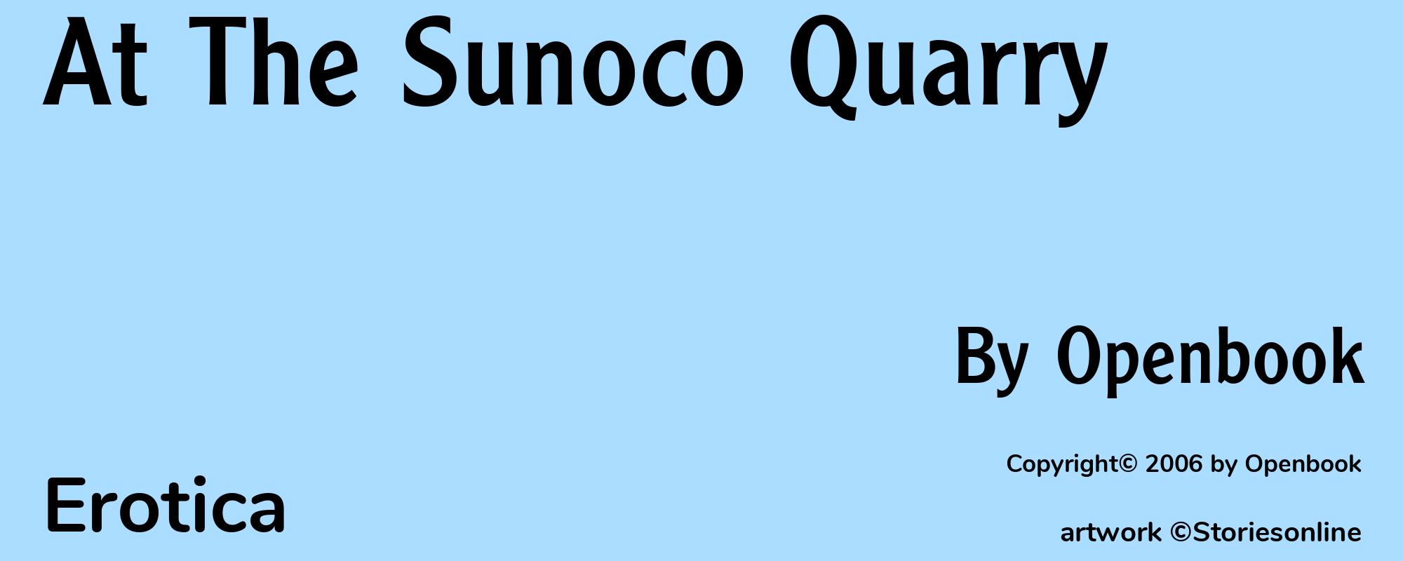 At The Sunoco Quarry - Cover