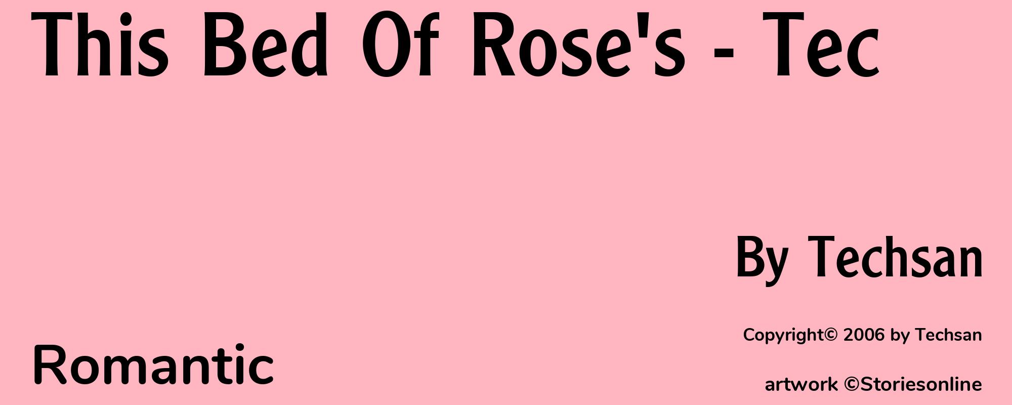 This Bed Of Rose's - Tec - Cover
