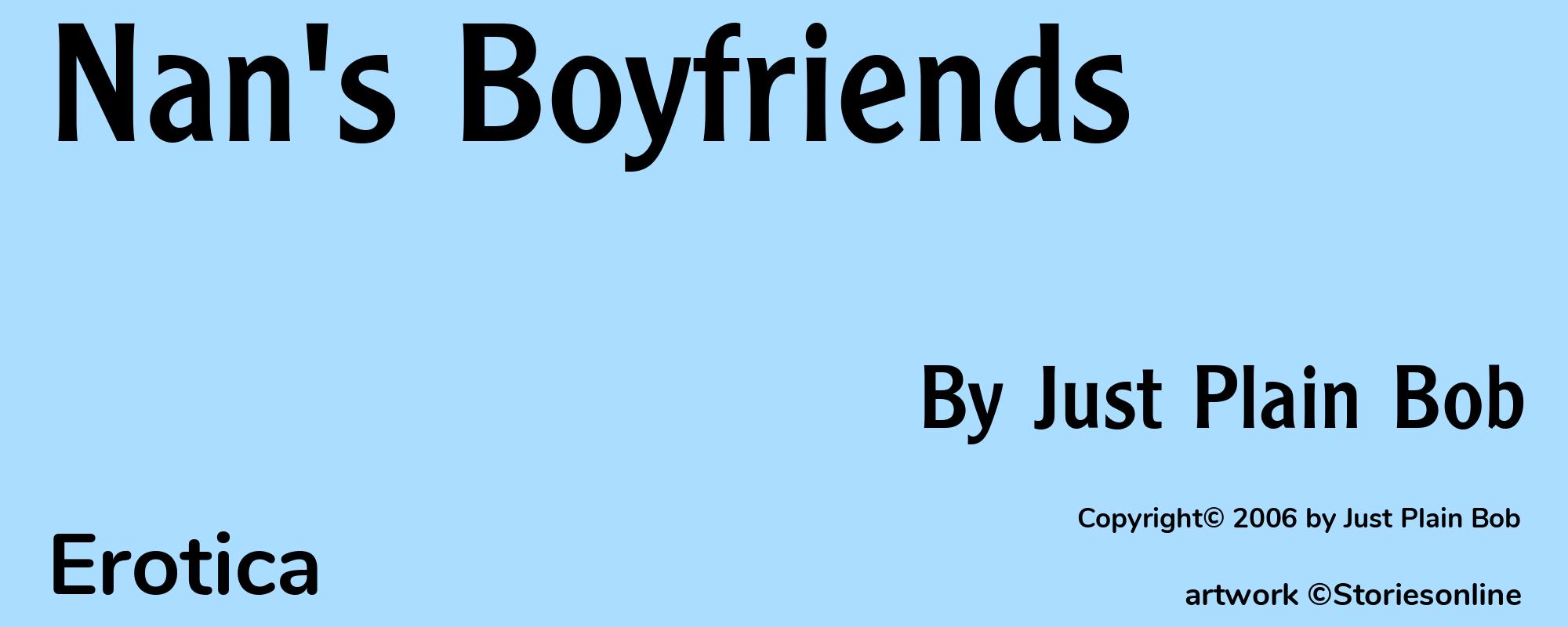 Nan's Boyfriends - Cover