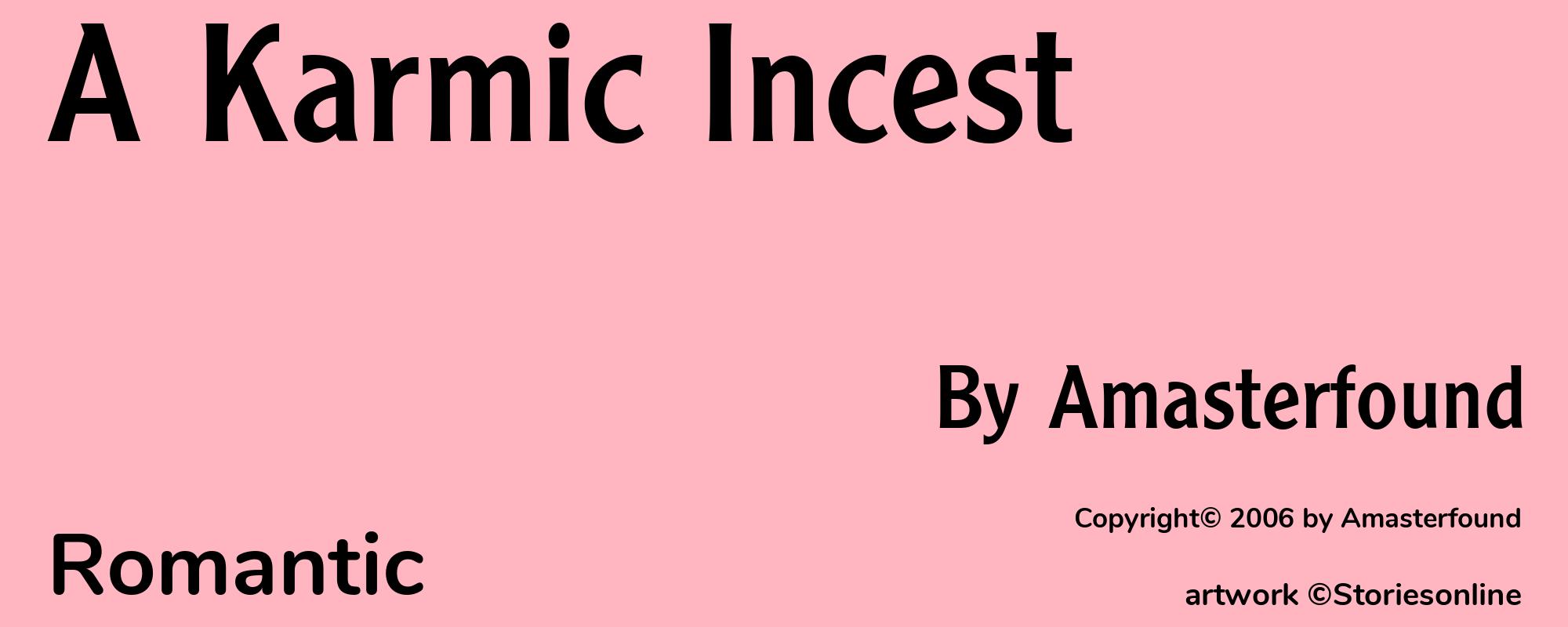 A Karmic Incest - Cover