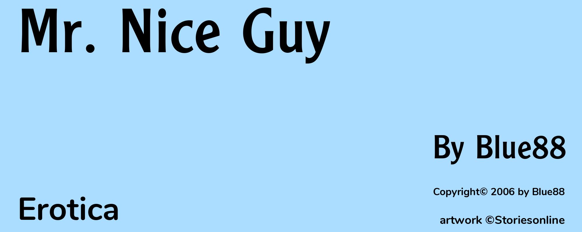 Mr. Nice Guy - Cover