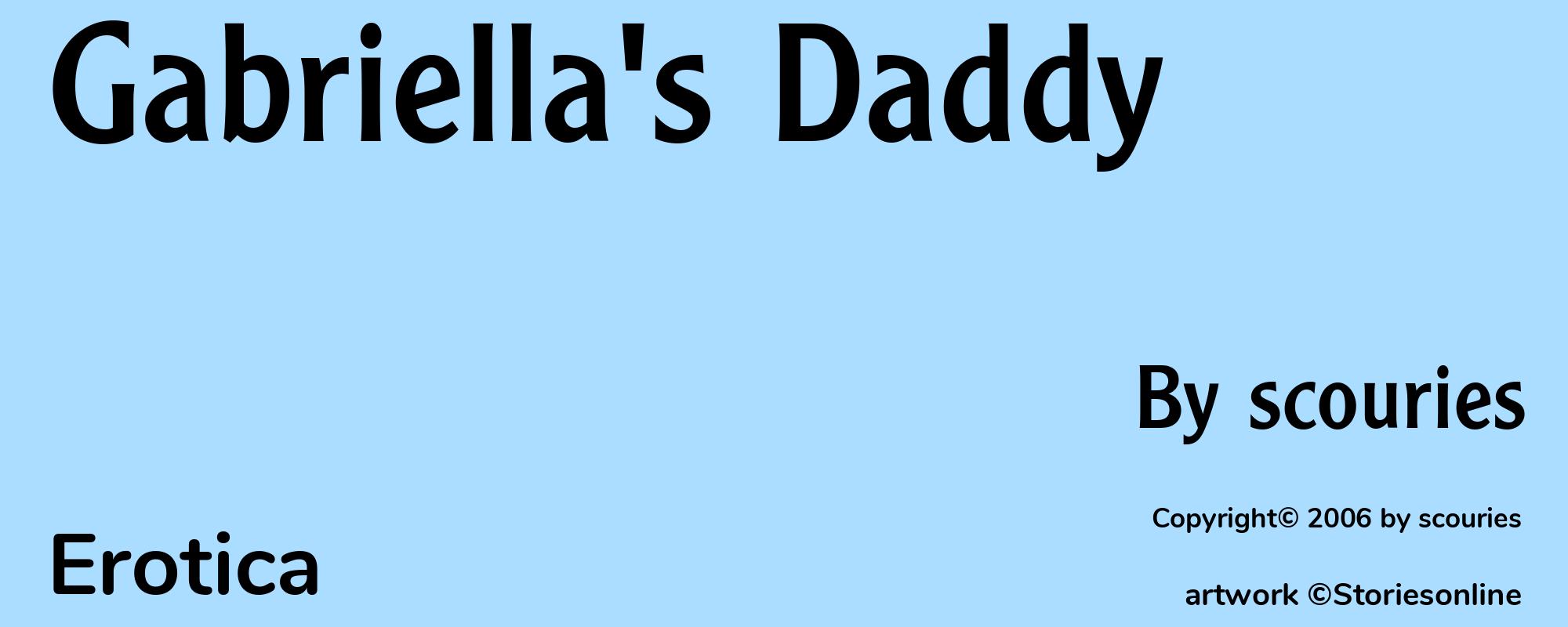 Gabriella's Daddy - Cover