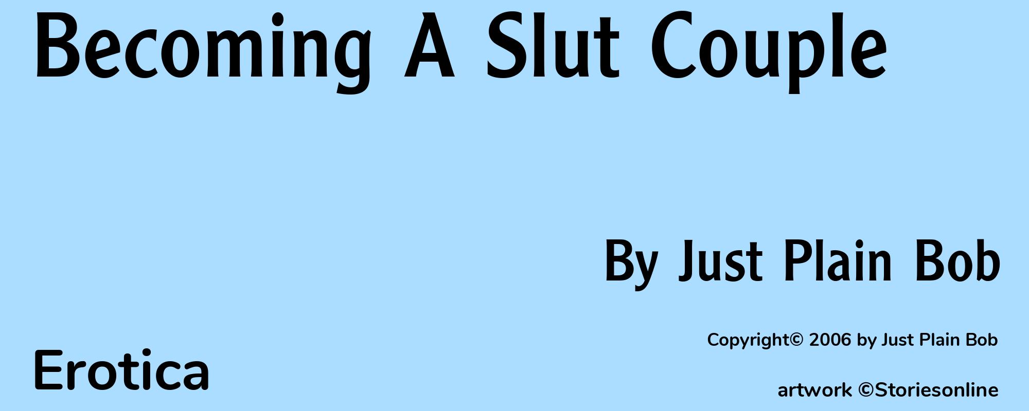 Becoming A Slut Couple - Cover