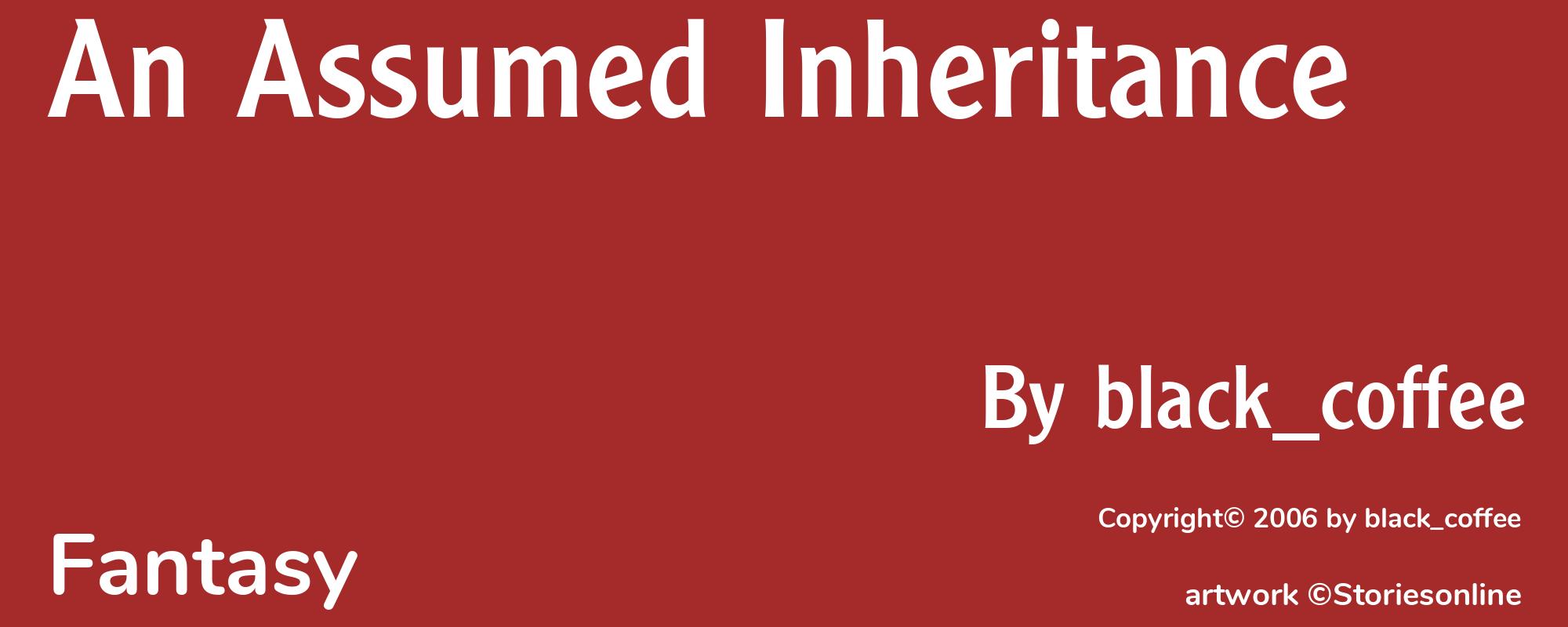 An Assumed Inheritance - Cover