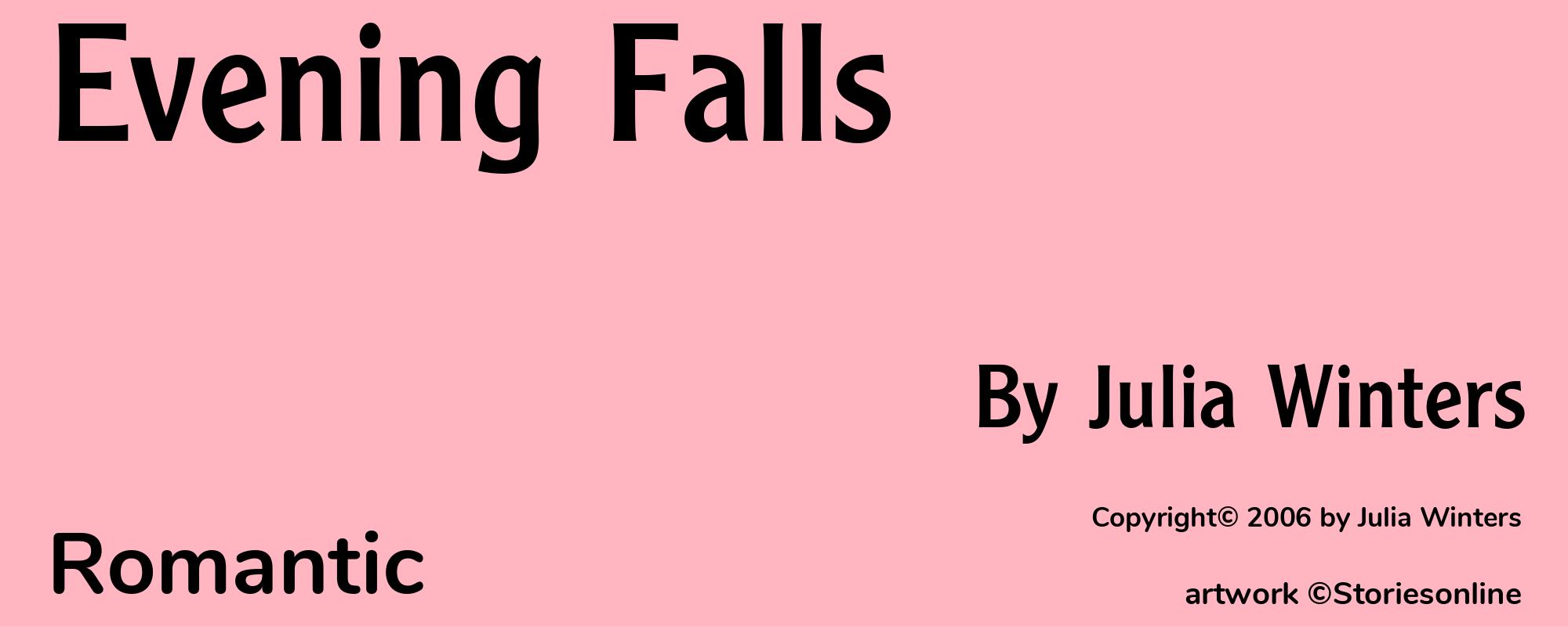 Evening Falls - Cover