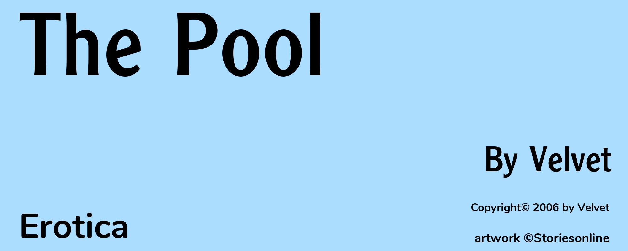 The Pool - Cover
