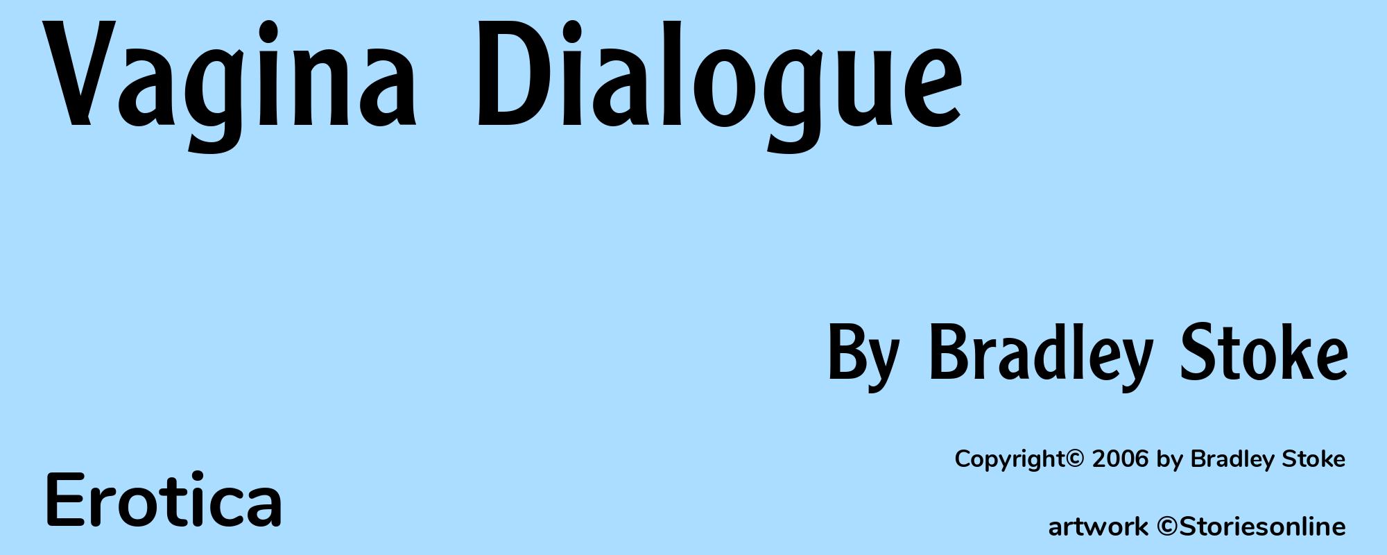 Vagina Dialogue - Cover