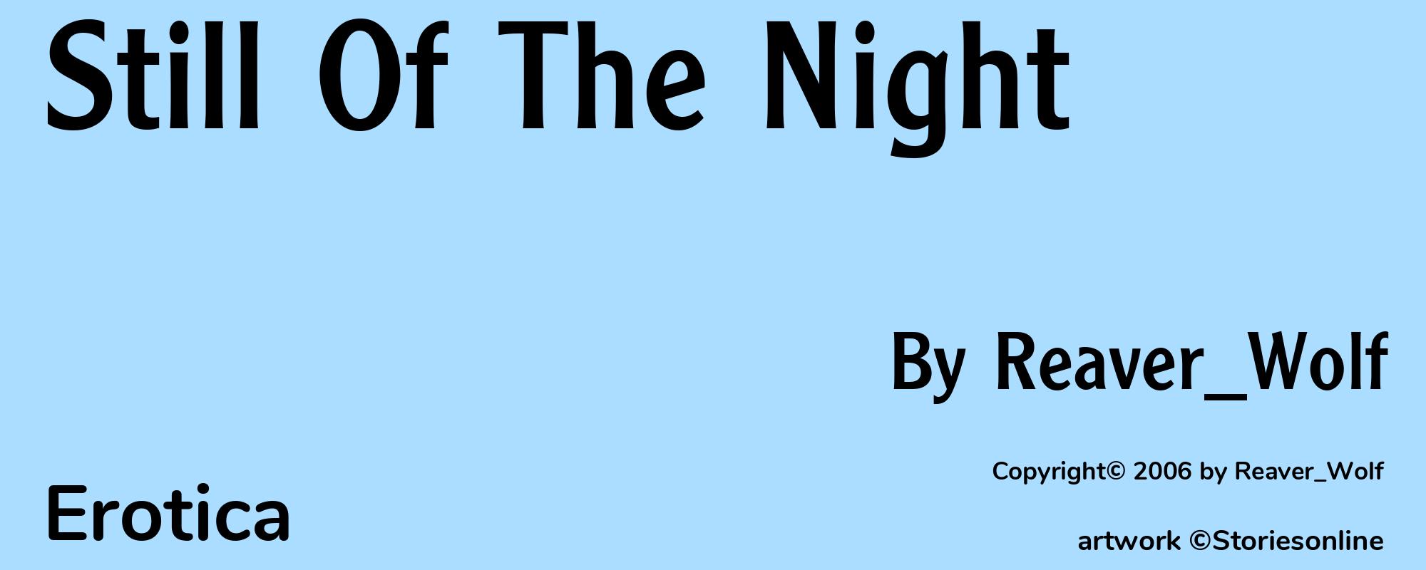Still Of The Night - Cover