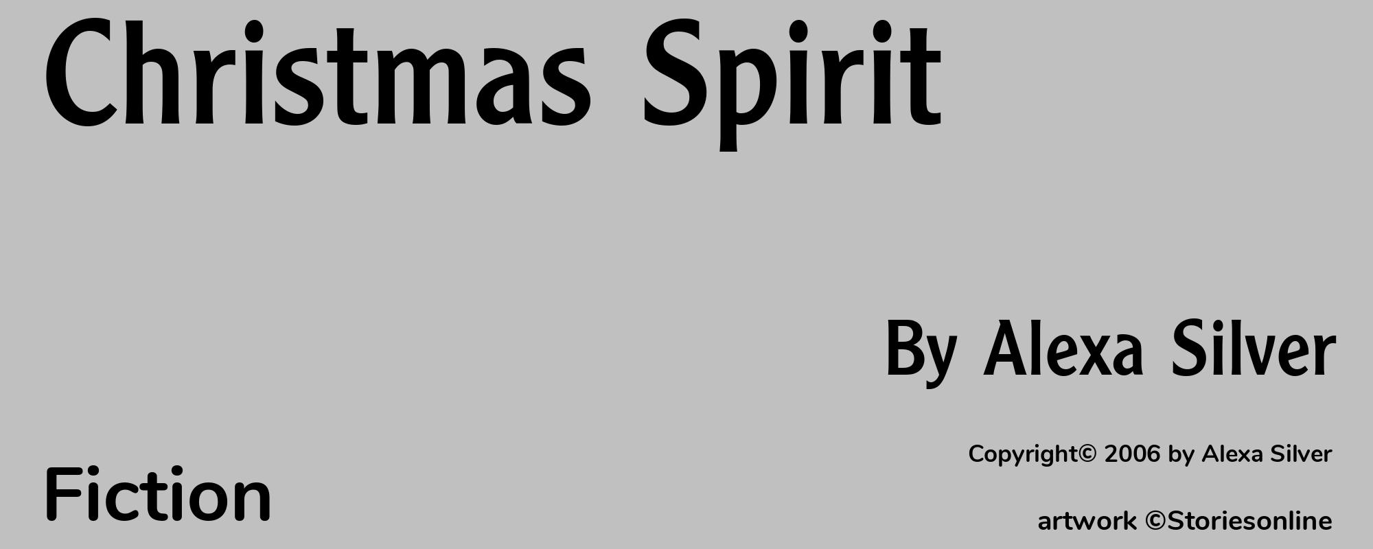 Christmas Spirit - Cover