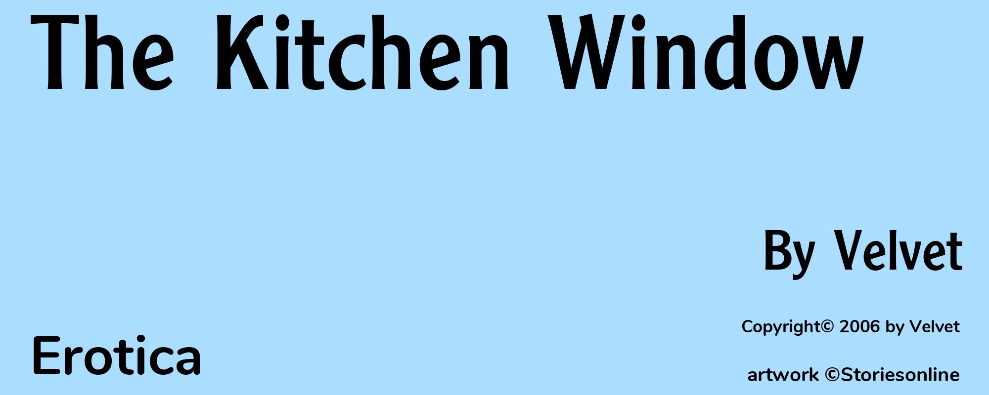 The Kitchen Window - Cover