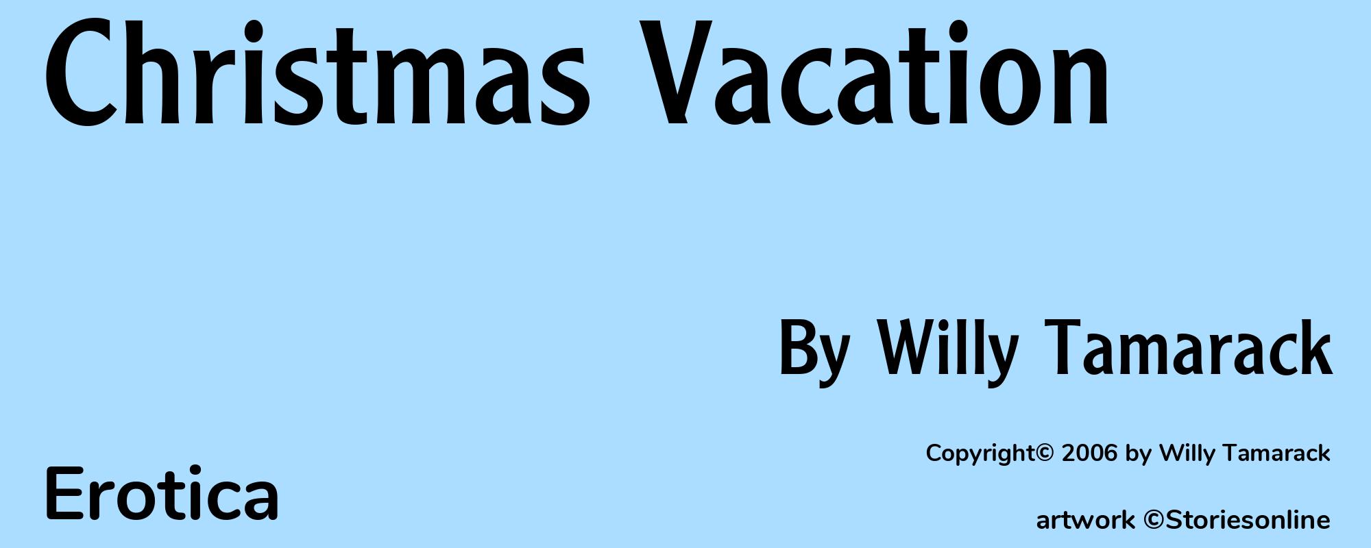 Christmas Vacation - Cover