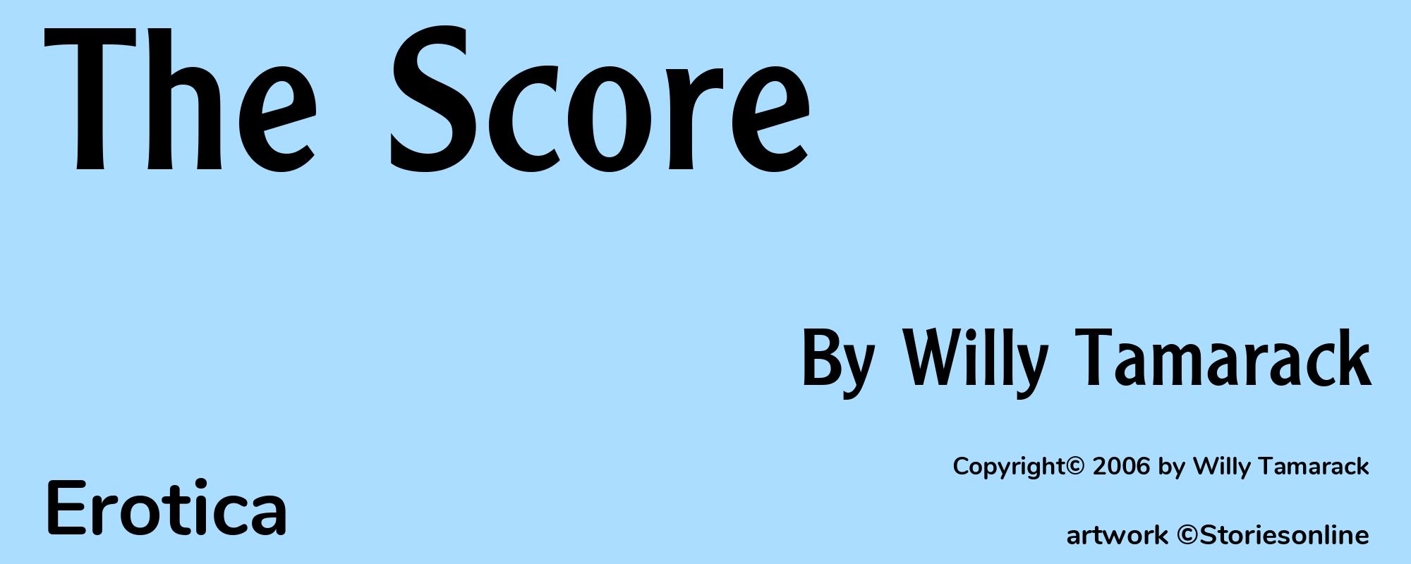 The Score - Cover