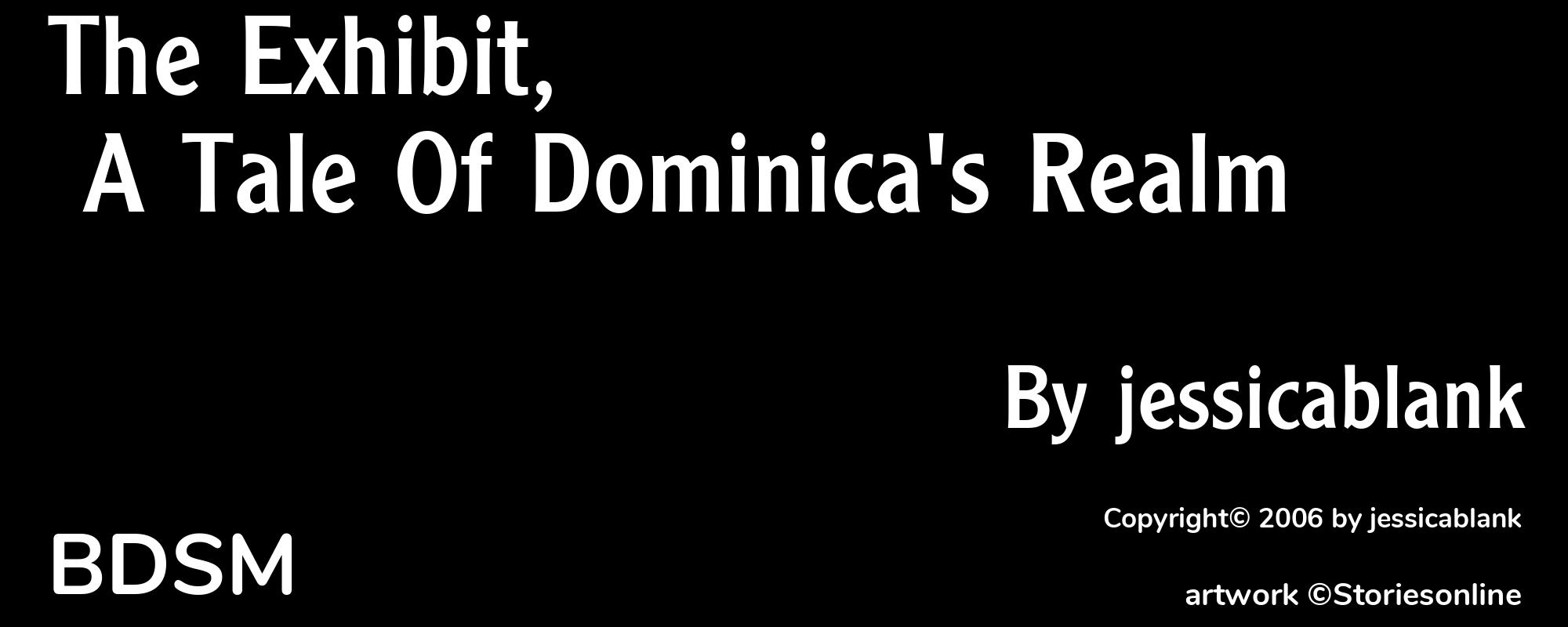 The Exhibit, A Tale Of Dominica's Realm - Cover