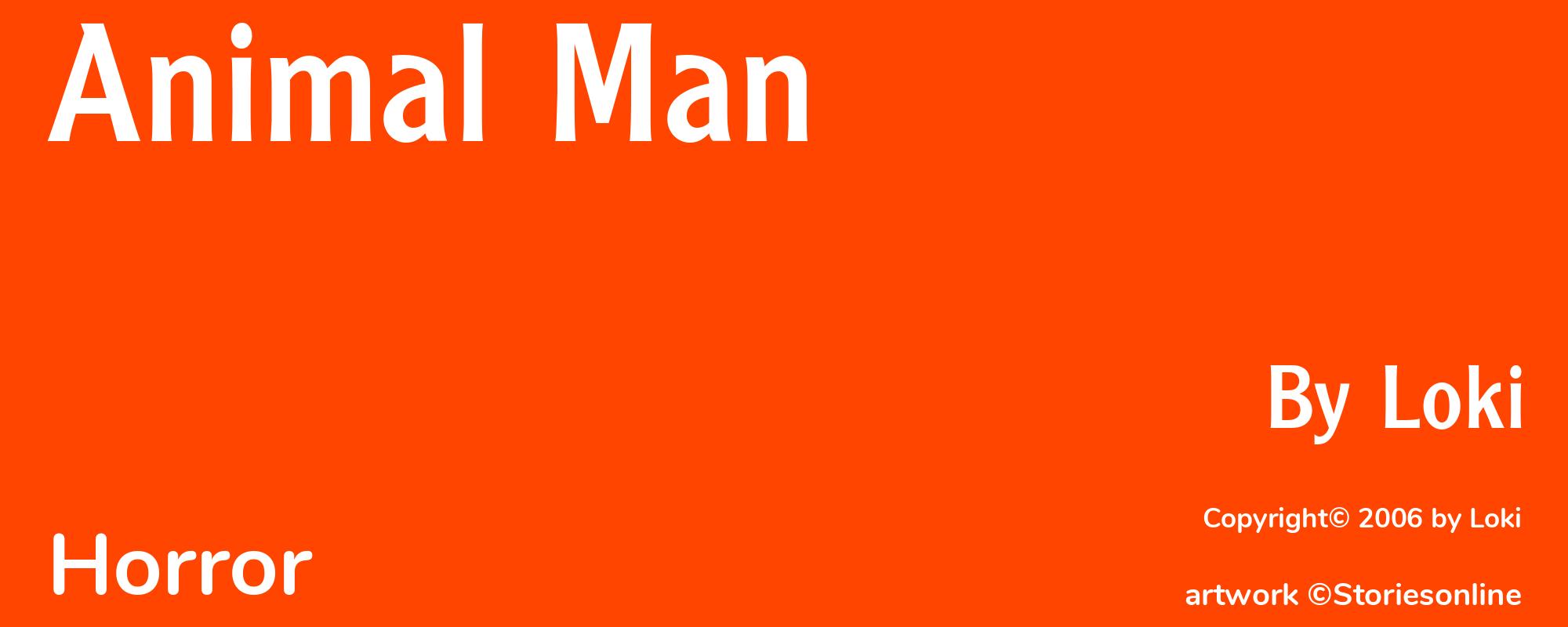 Animal Man - Cover