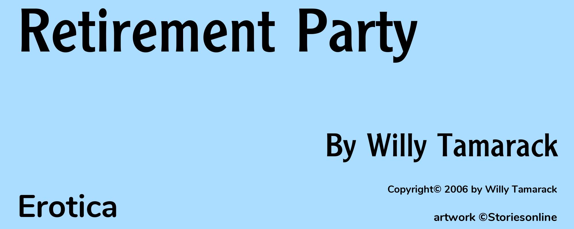 Retirement Party - Cover
