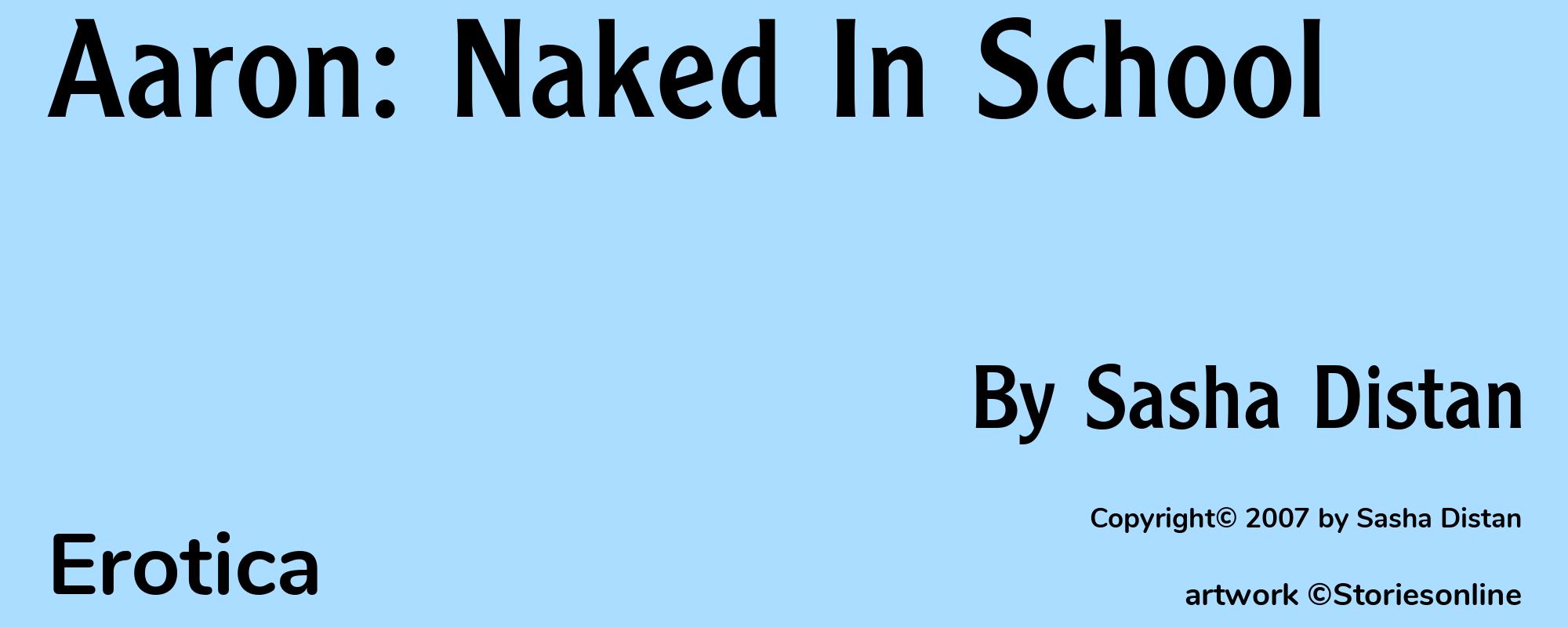 Aaron: Naked In School - Cover