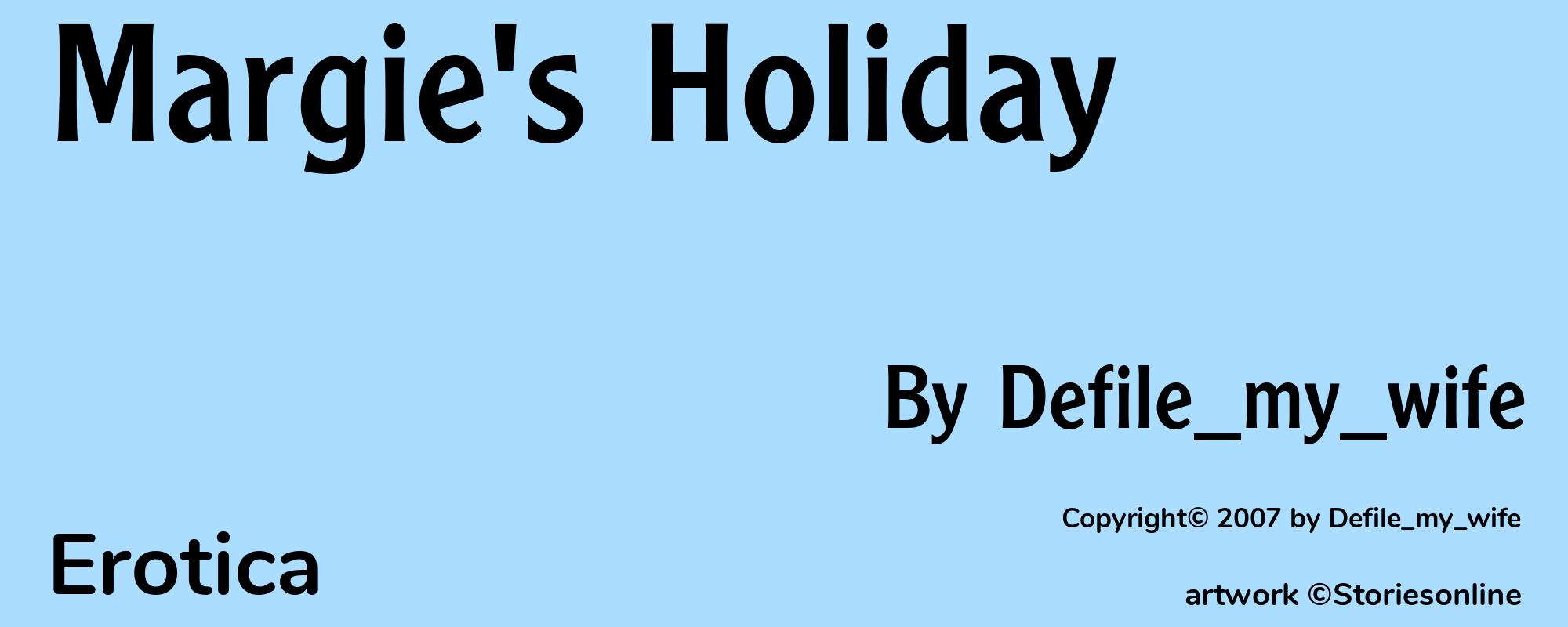 Margie's Holiday - Cover