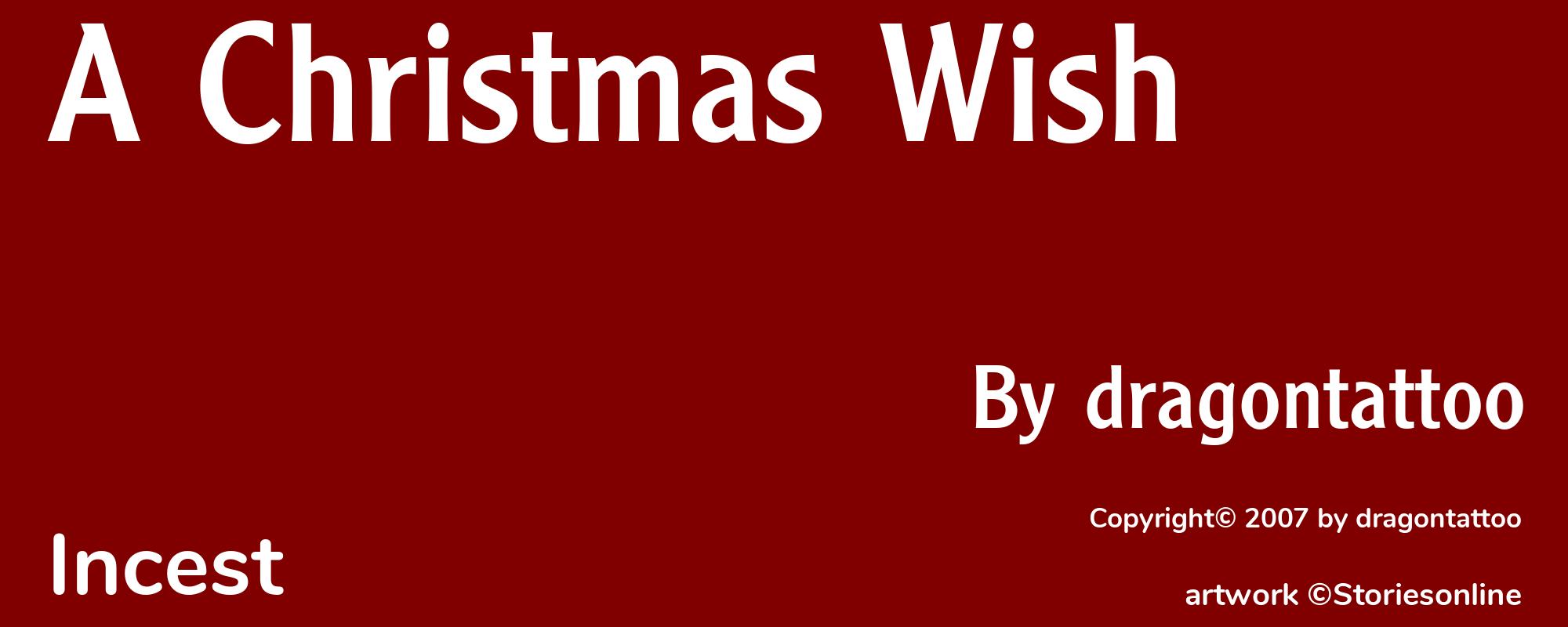 A Christmas Wish - Cover