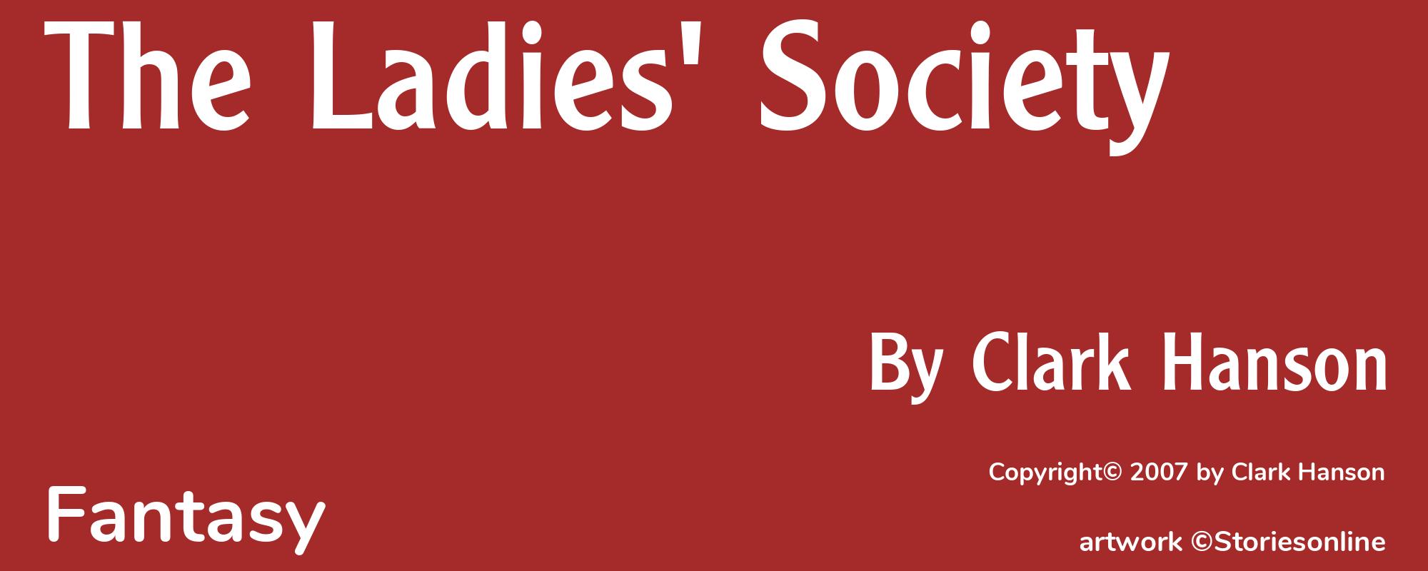 The Ladies' Society - Cover
