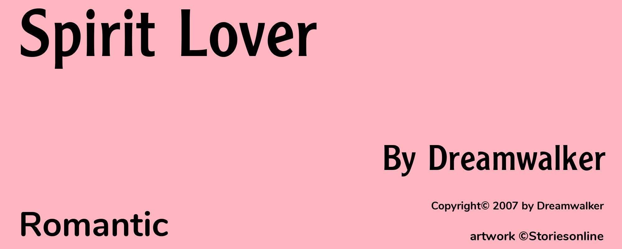 Spirit Lover - Cover