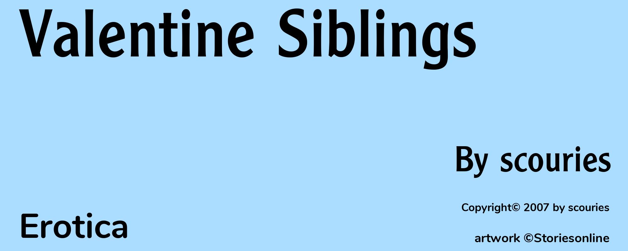 Valentine Siblings - Cover