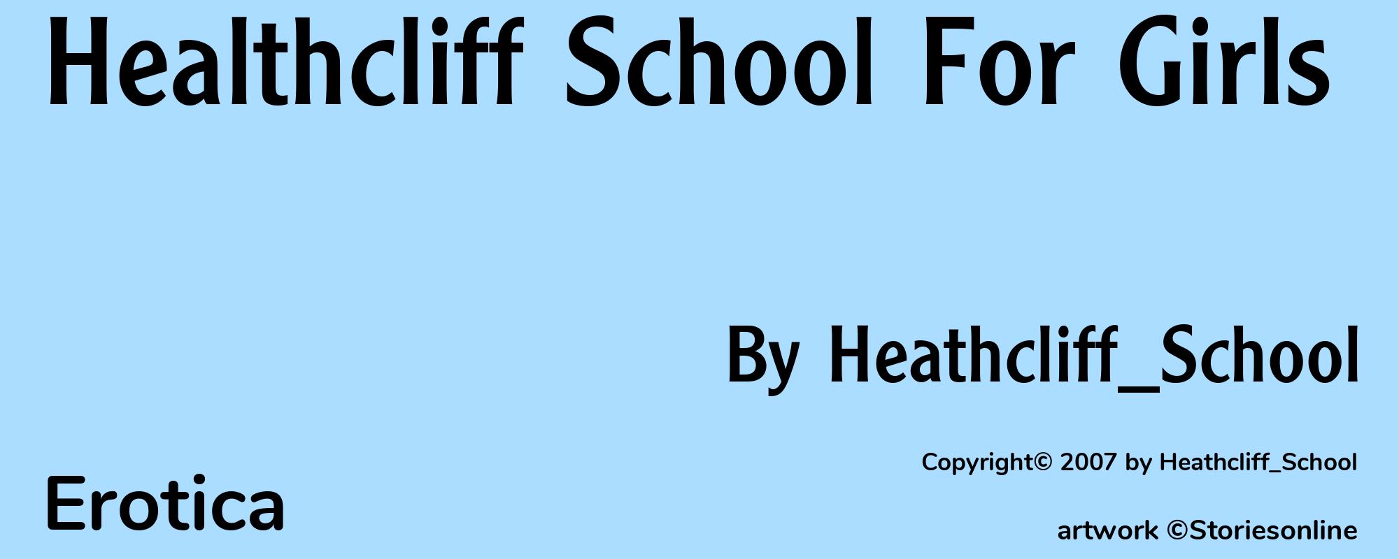 Healthcliff School For Girls - Cover