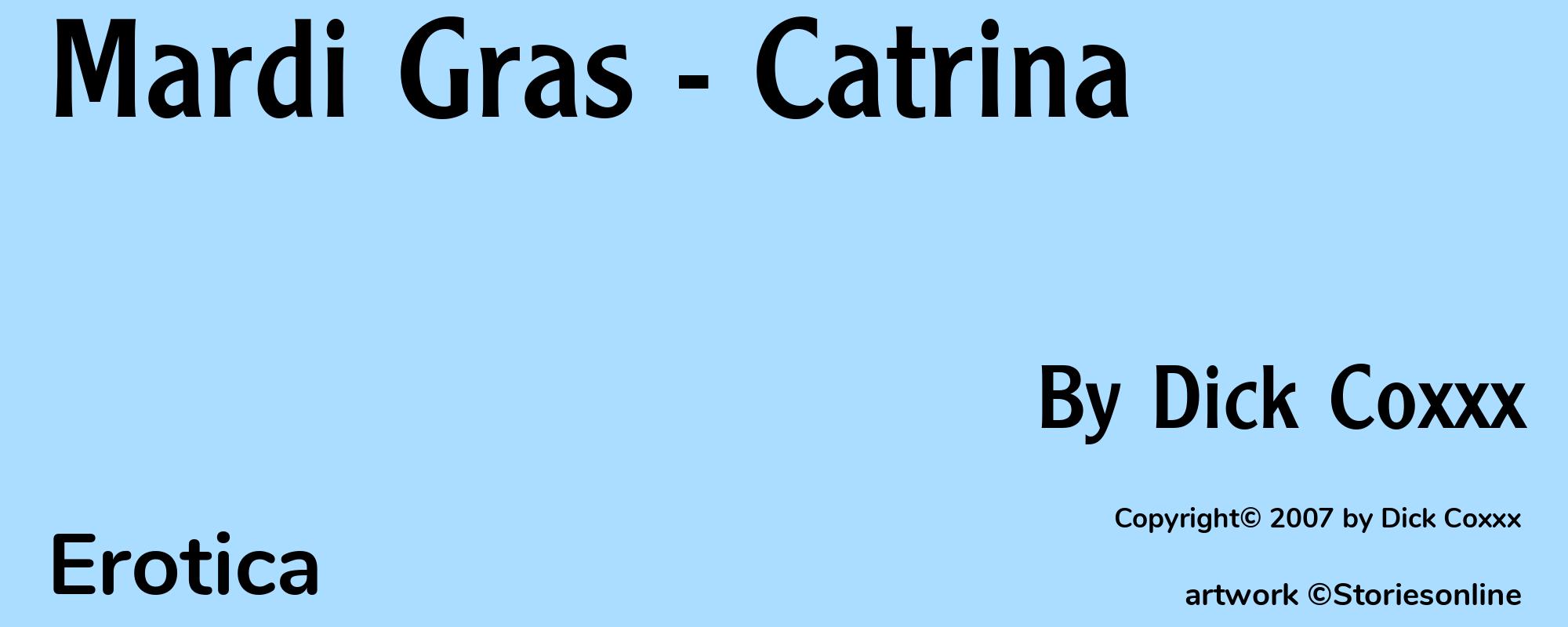 Mardi Gras - Catrina - Cover