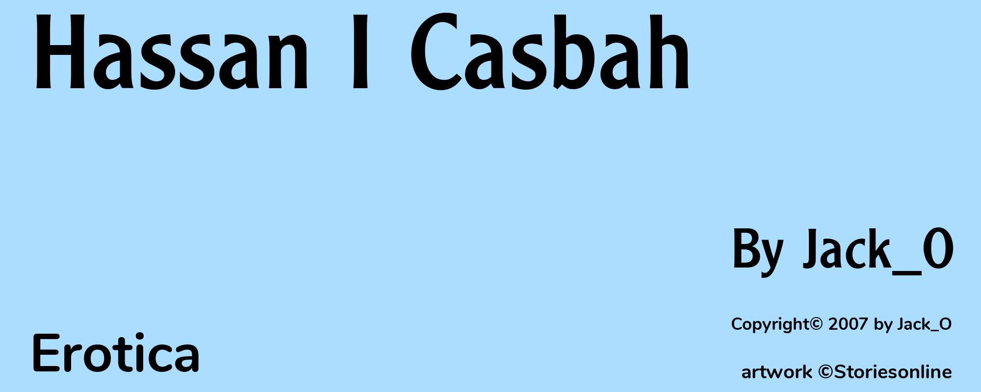 Hassan I Casbah - Cover