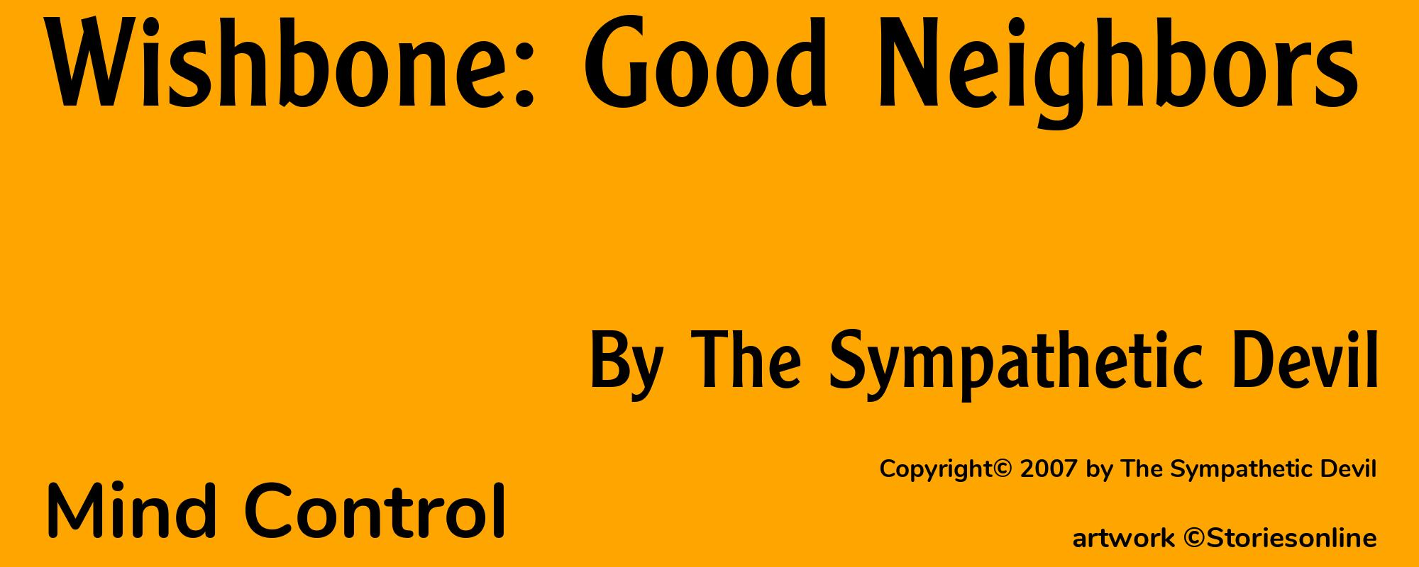 Wishbone: Good Neighbors - Cover