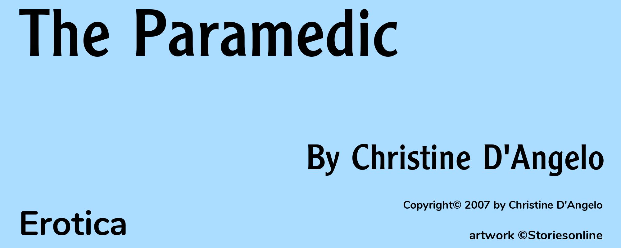 The Paramedic - Cover