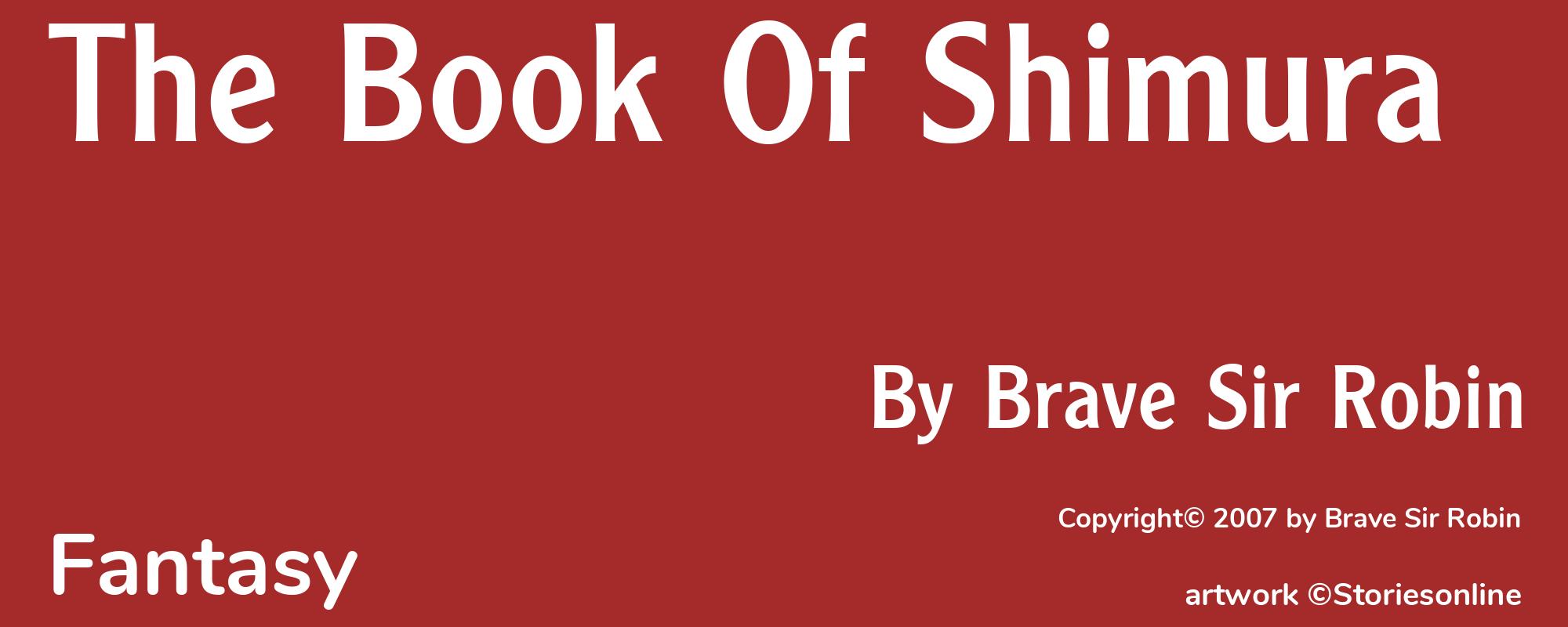 The Book Of Shimura - Cover