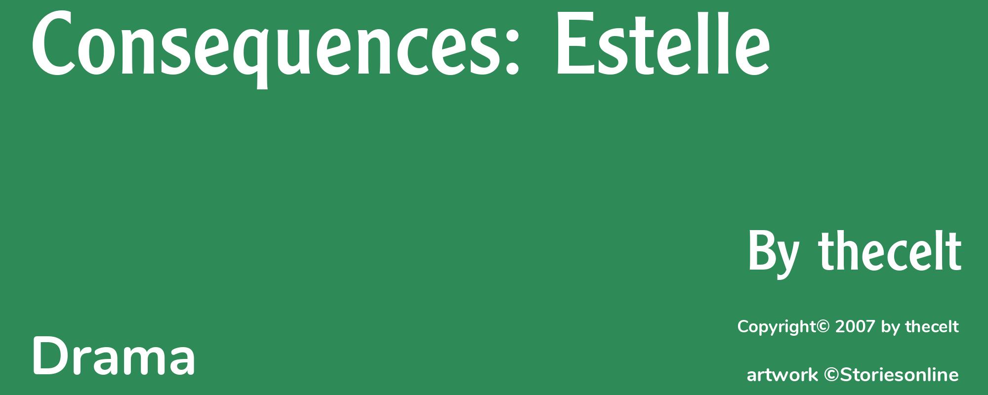 Consequences: Estelle - Cover