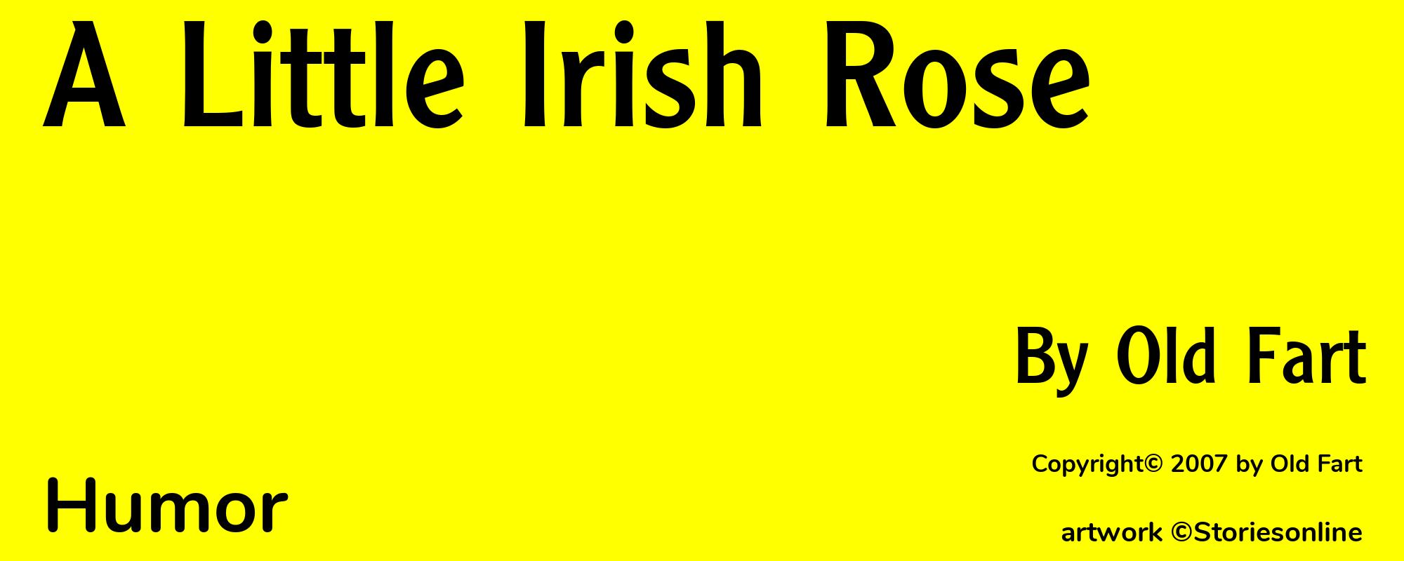 A Little Irish Rose - Cover