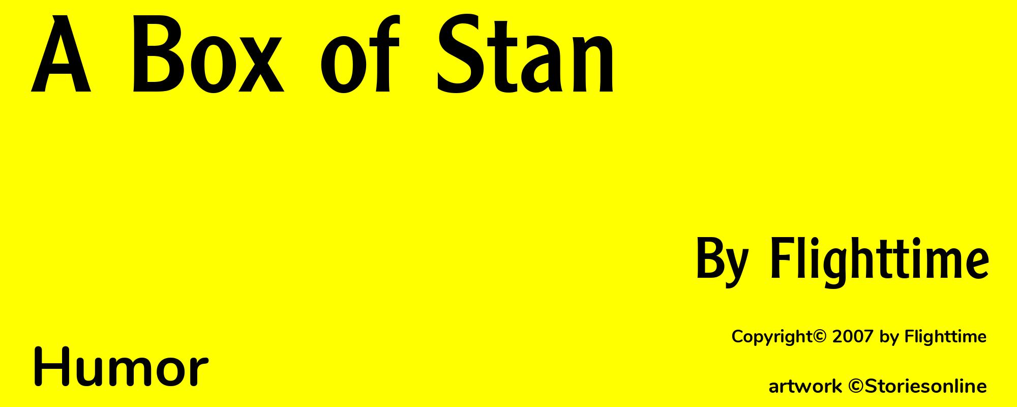 A Box of Stan - Cover